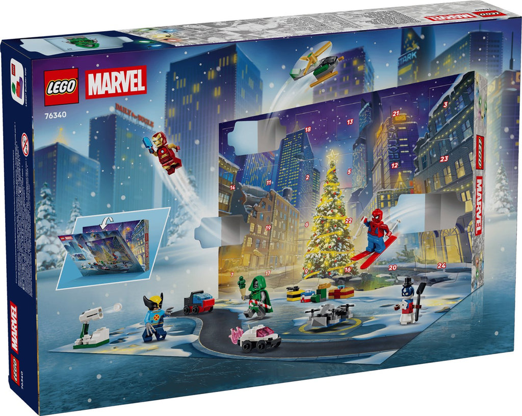 LEGO MARVEL Advent Calendar 2026 317 Pieces 6 Minifigures Model 76340