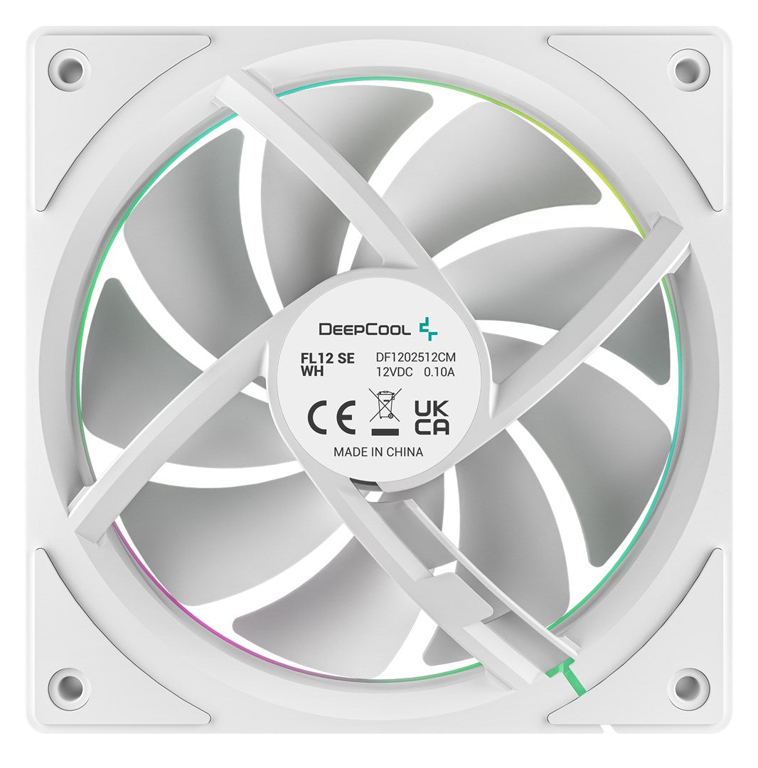 DeepCool FL12 SE WH 3-in-1 Computer case Fan 12 cm White 3 pc(s)