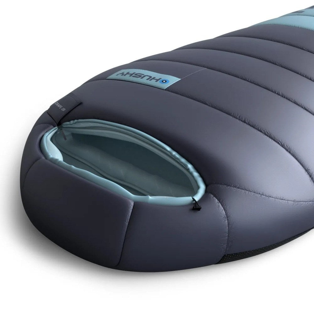 Husky DRAPE Down Sleeping Bag -20 °C  85 × 220 cm  1.25 kg  blue