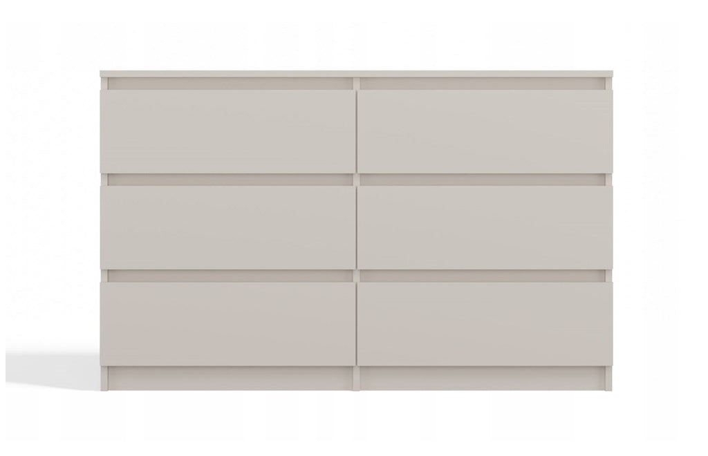 Malwa Chest of Drawers M6 120 Cashmere Color 6 Drawers M6/120