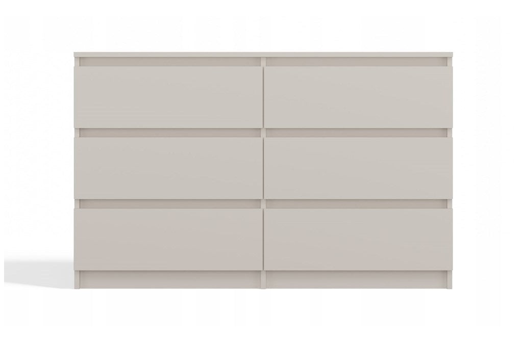 Malwa Chest of Drawers M6 120 Cashmere Color 6 Drawers M6/120