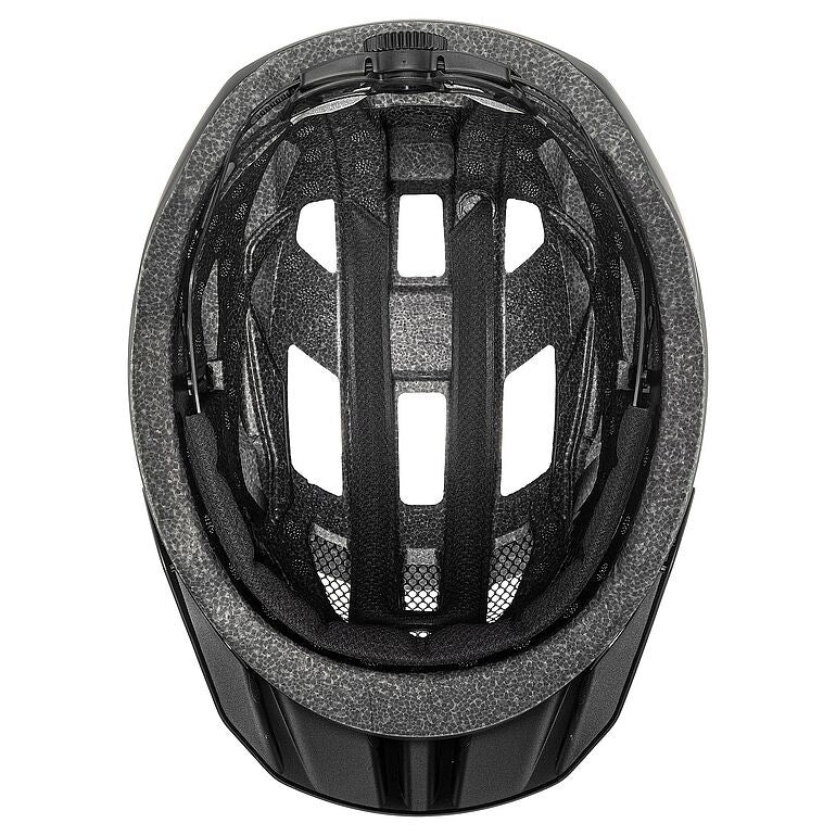uvex I-vo 2 Helmet for City Cycling, Black Matte, Size 60-64 cm, Model 41/0/660/01/19