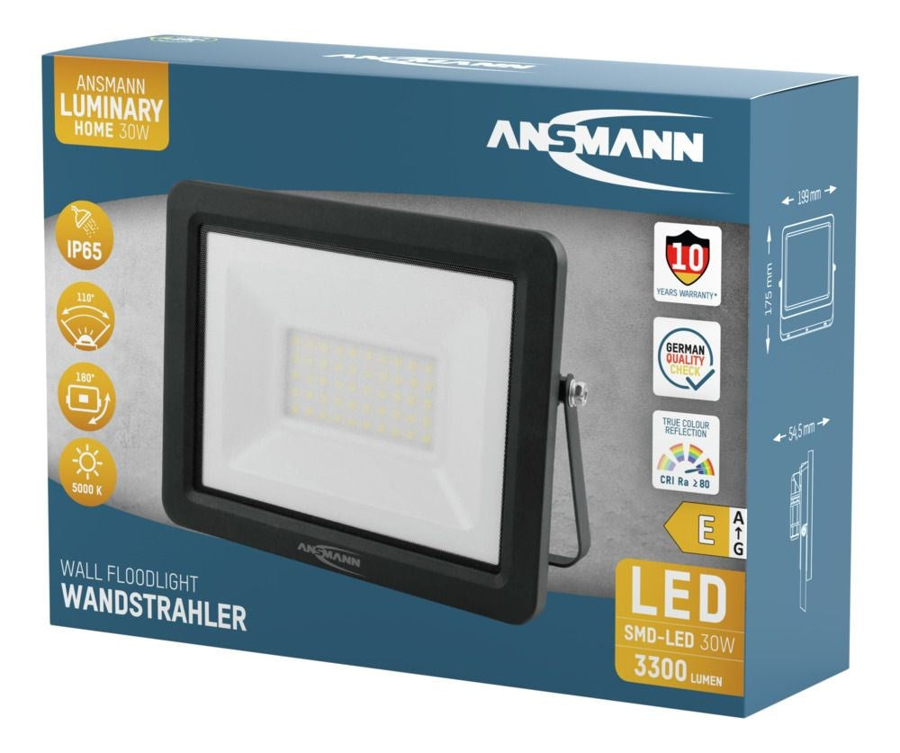 ANSMANN LED Flood Work Light 30 W 3300 lm IP65 O4013674201761