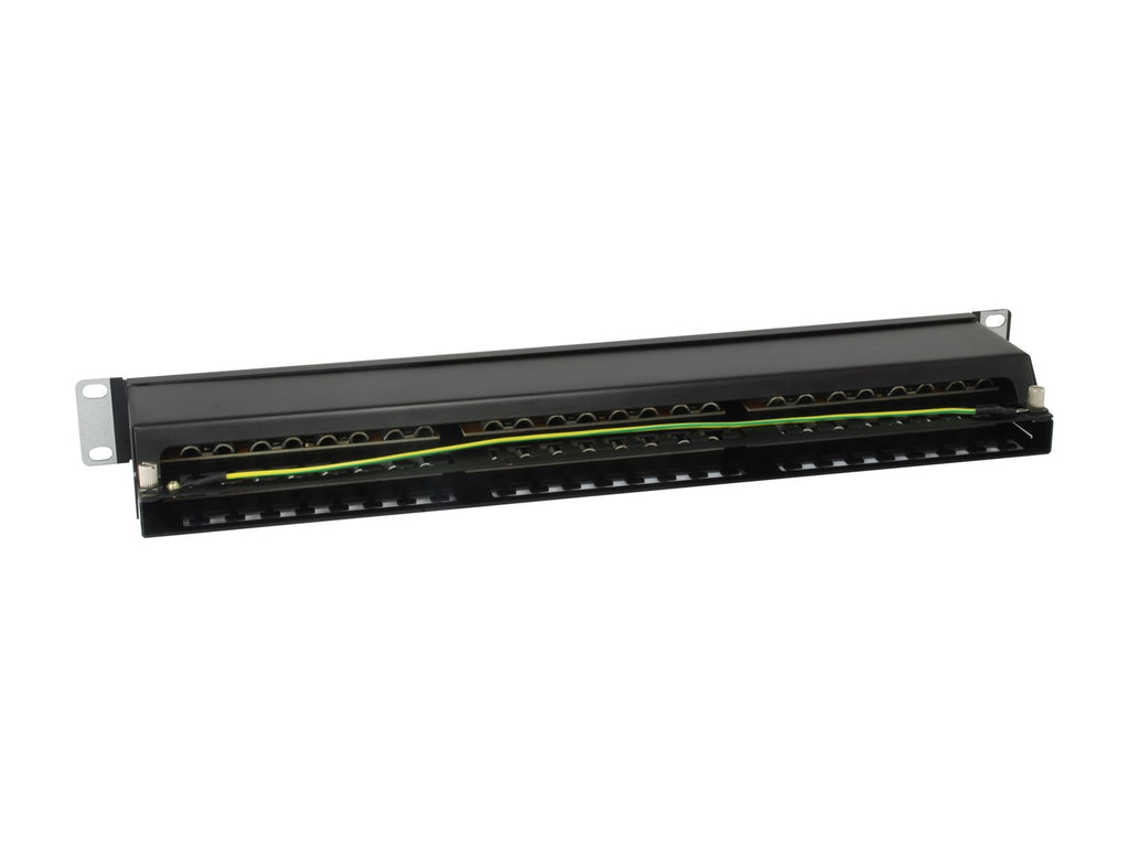 equip Pro - Patch Panel - Rack Mountable - CAT 6 - STP - RJ-45 X 48 - Black - 1U - 48.3 cm
