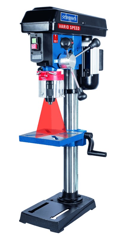 Scheppach DP19Vario Drill 550W 2580 RPM Keyless