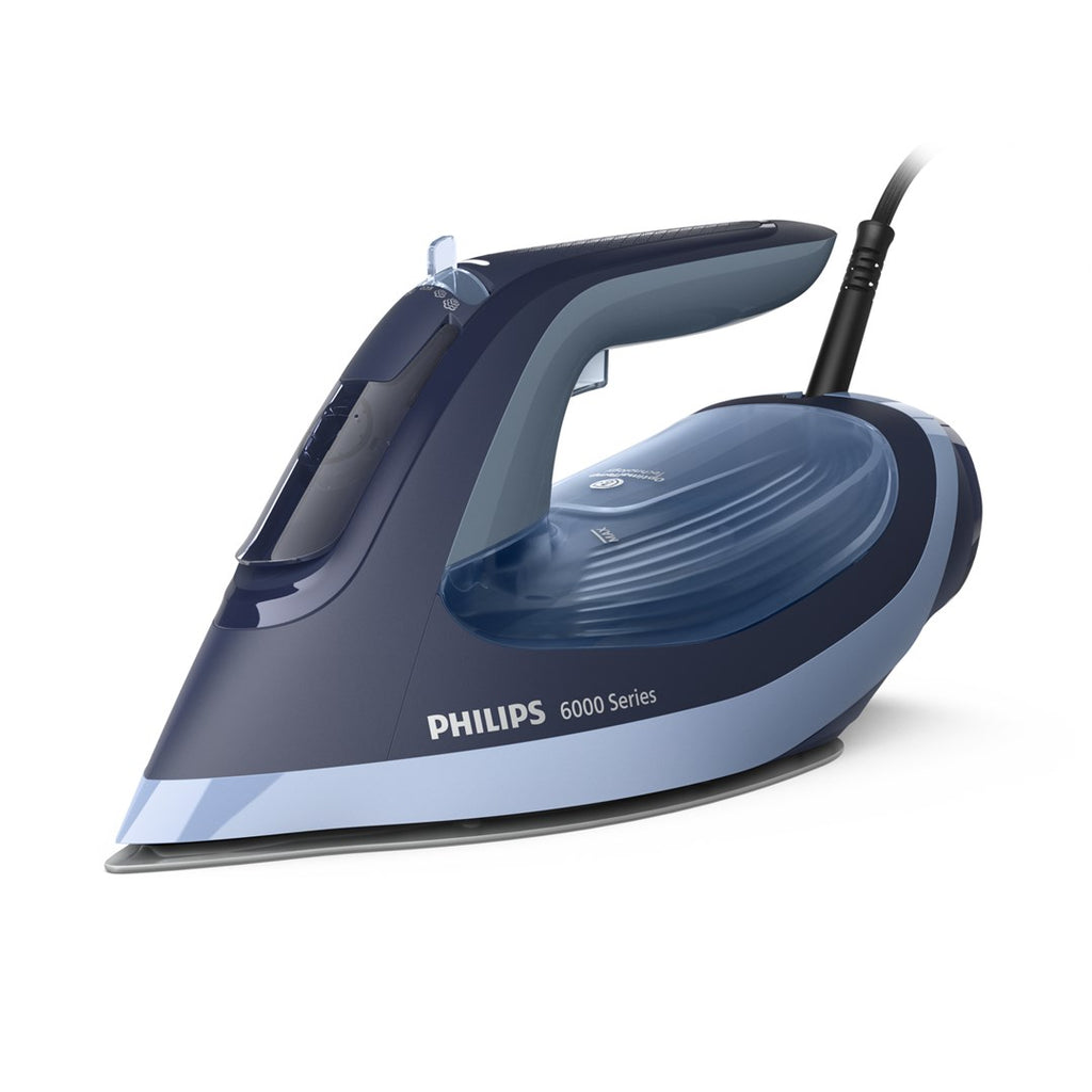 Philips 6000 Series Iron DST6120/20 - SteamGlide Plus Soleplate, 2600 W Blue
