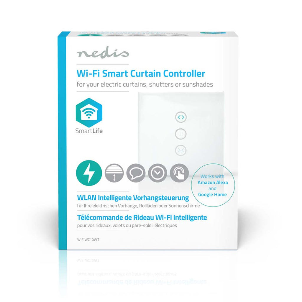 Nedis WIFIWC10WT smart home transmitter Wired & Wireless Wall-mounted WWAN