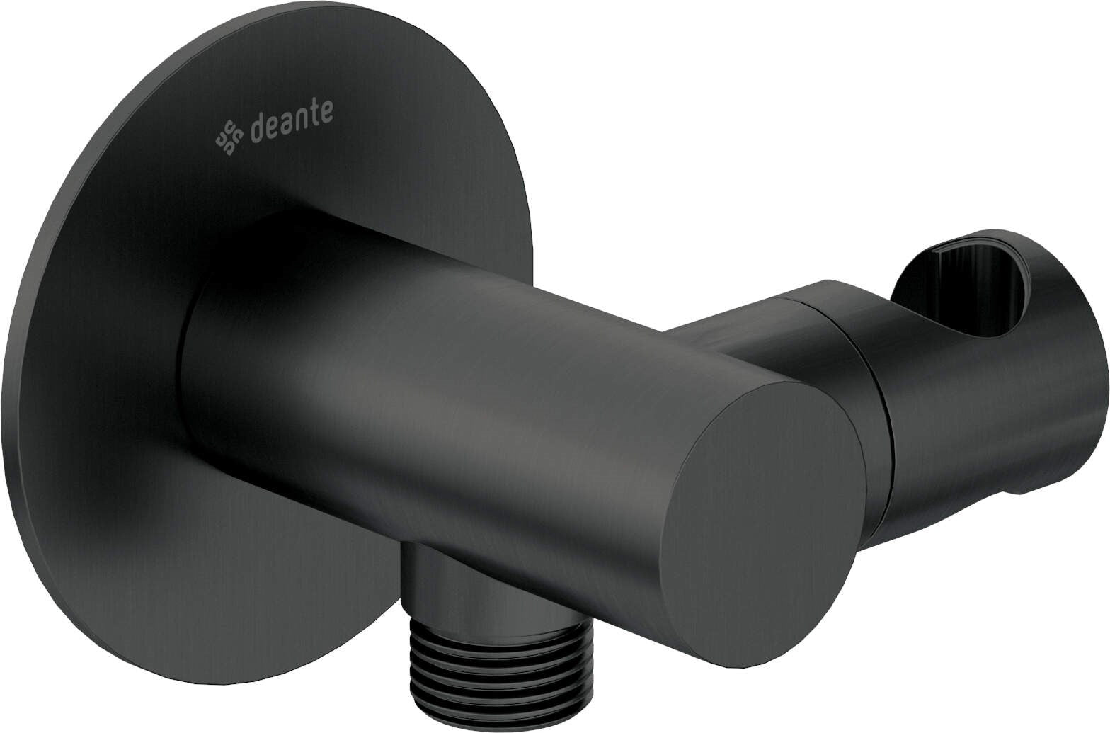 Round Angled Connector with Handset Holder