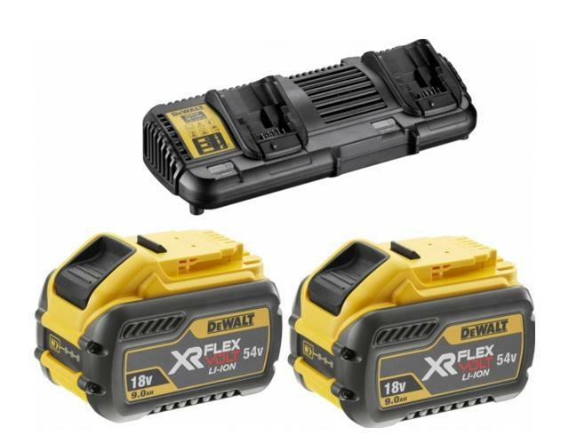 DeWalt DCB132 Flexvolt Kit - 2 x 18V/54V 9.0Ah Batteries | Model DCB132X2-QW