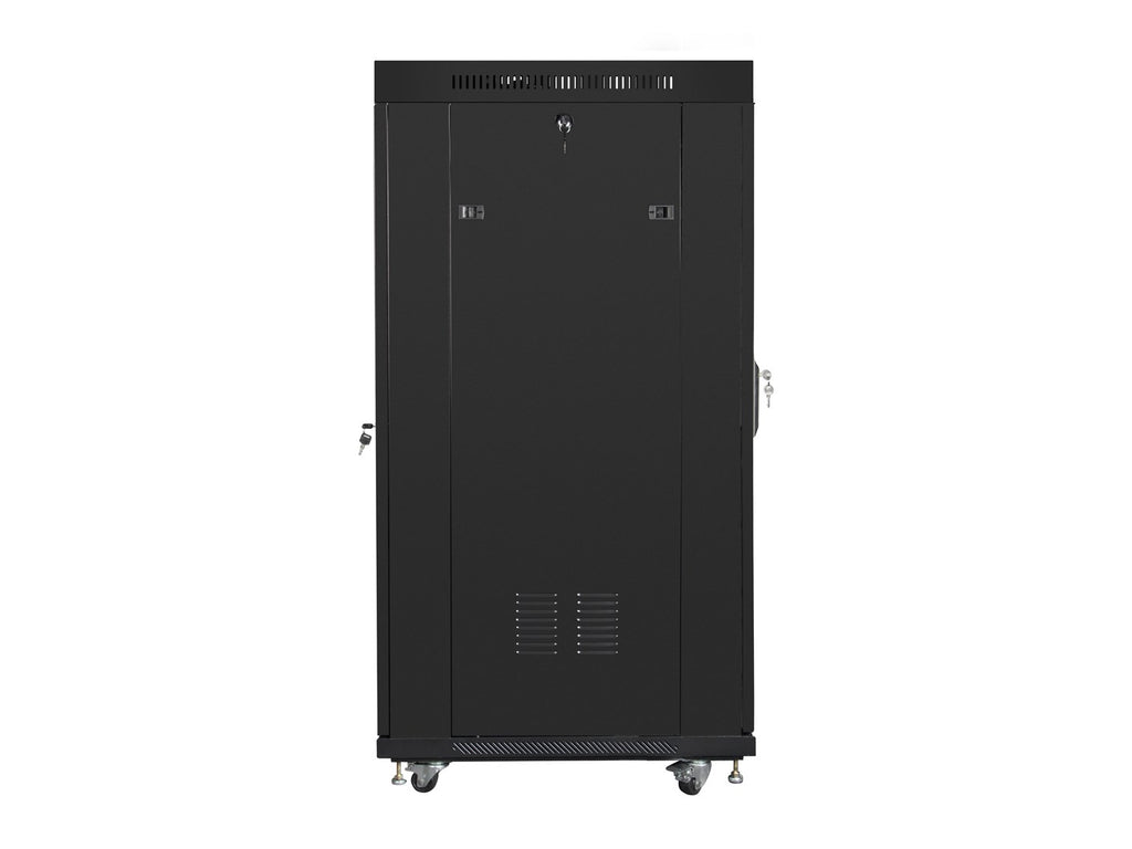 LANBERG Rack Cabinet 19 27U Floor Standing Black LCD Glass Door