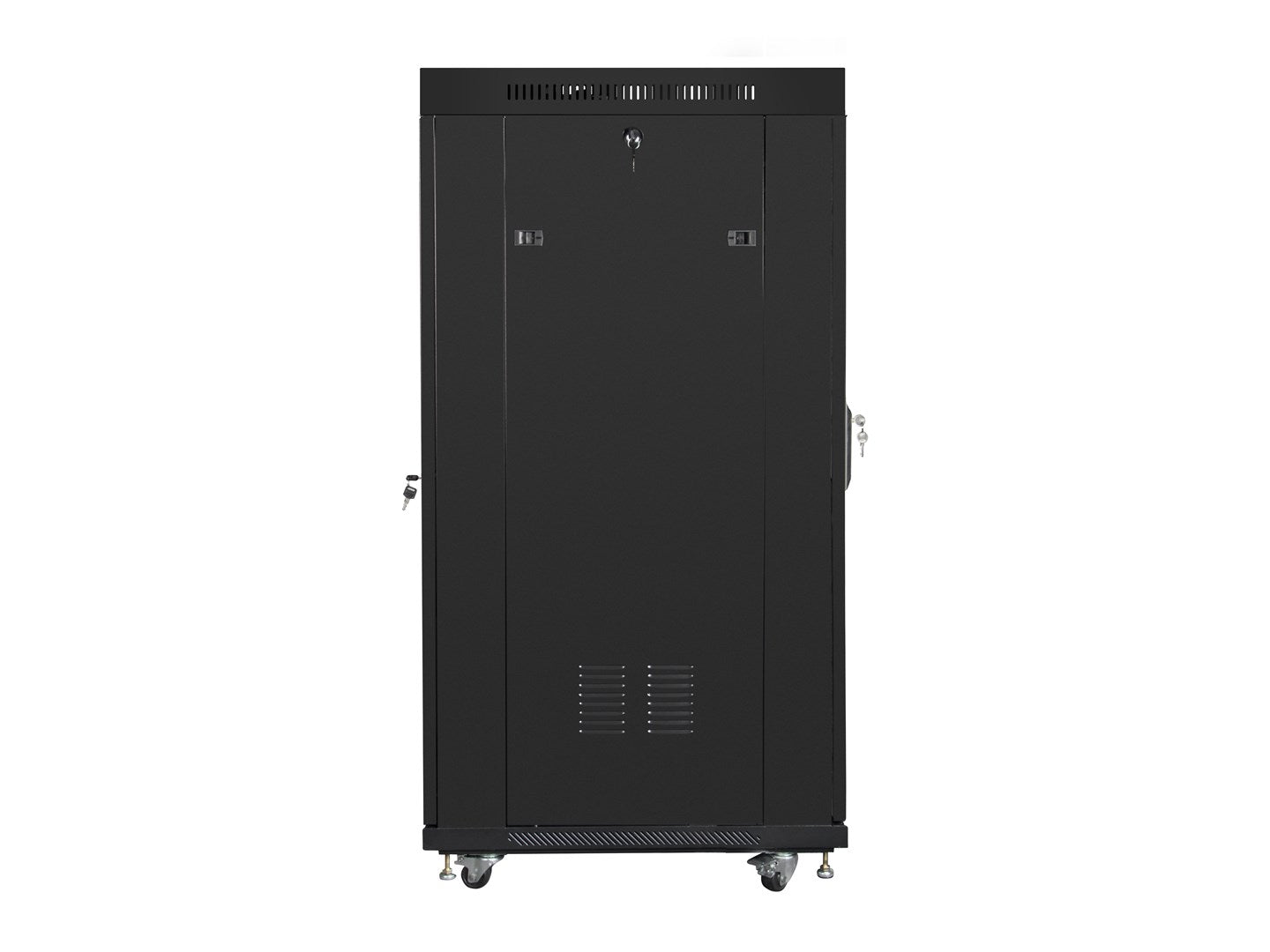 LANBERG Rack Cabinet 19 27U Floor Standing Black LCD Glass Door