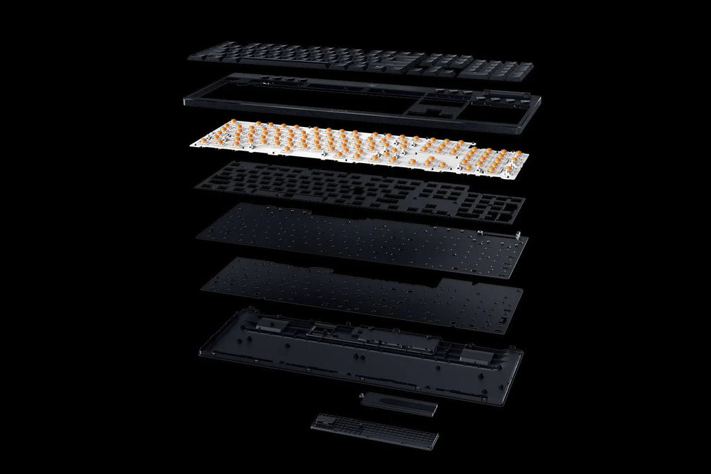 RAZER BlackWidow V4 Low-Profile HyperSpeed Keyboard USB + RF Wireless + Bluetooth QWERTY US