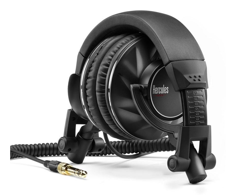 Thrustmaster Hercules HDP DJ60 - Kopfhörer - ohrumschließend - kabelgebunden - 3,5 mm Stecker - Geräuschisolierung (4780897)
