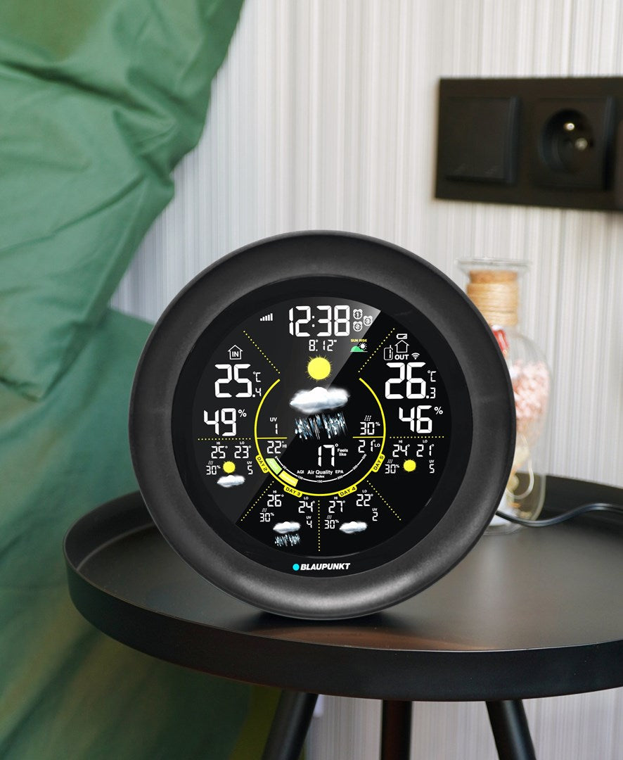 Blaupunkt WS65BK - APP Weather Station - Black