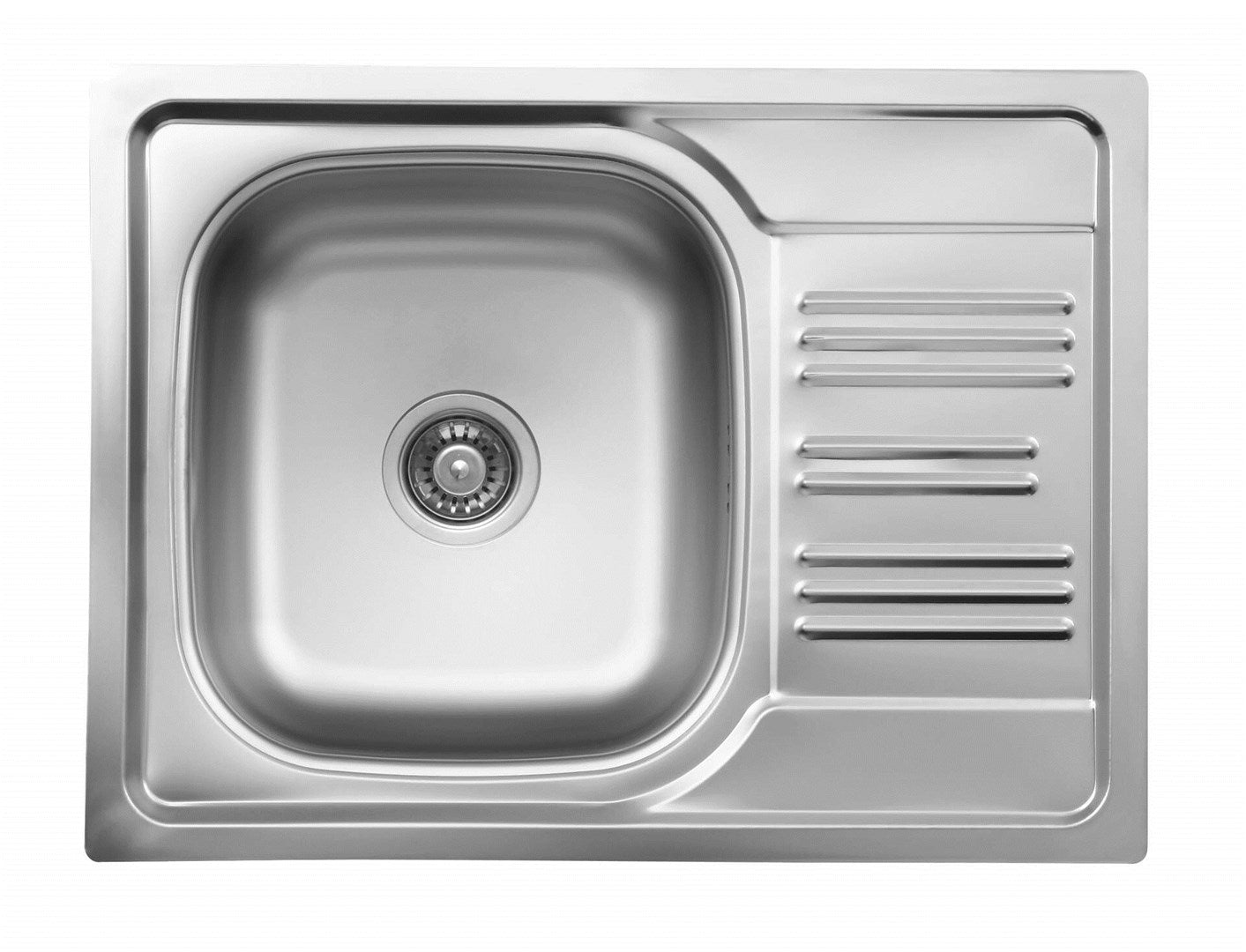 Deante Steel Sink 1-Bowl with Drainer