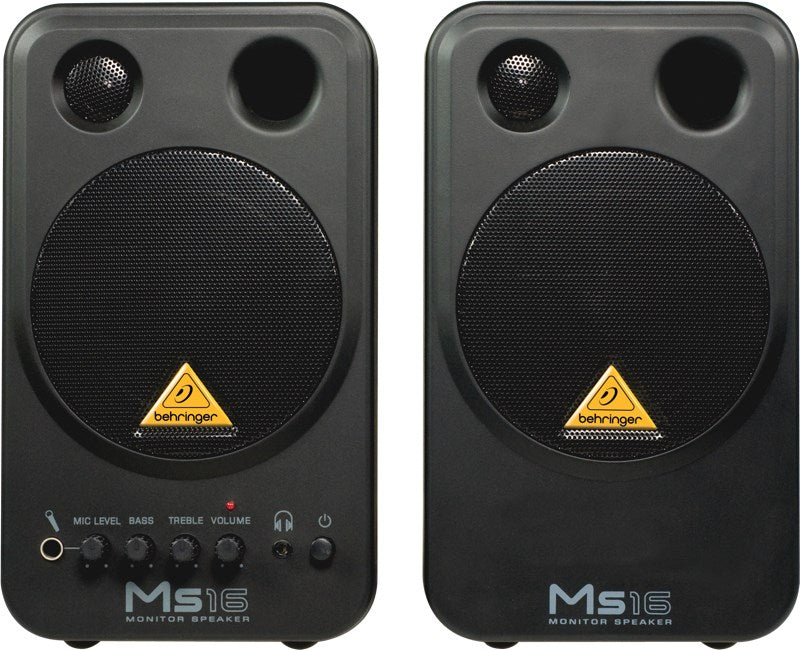 Behringer MS16 Loudspeaker 2-Way Black 16W