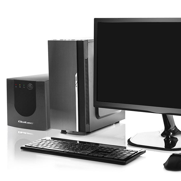 Qoltec Monolith UPS 1200VA 720W Uninterruptible Power Supply