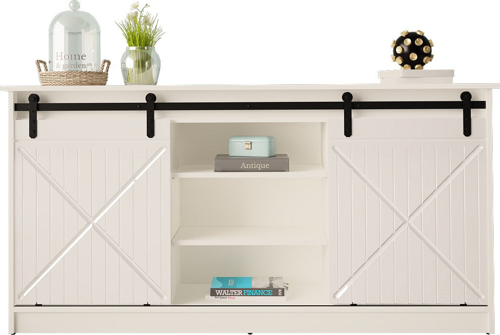 GRANERO Chest of Drawers 160x80x35 cm White Gloss