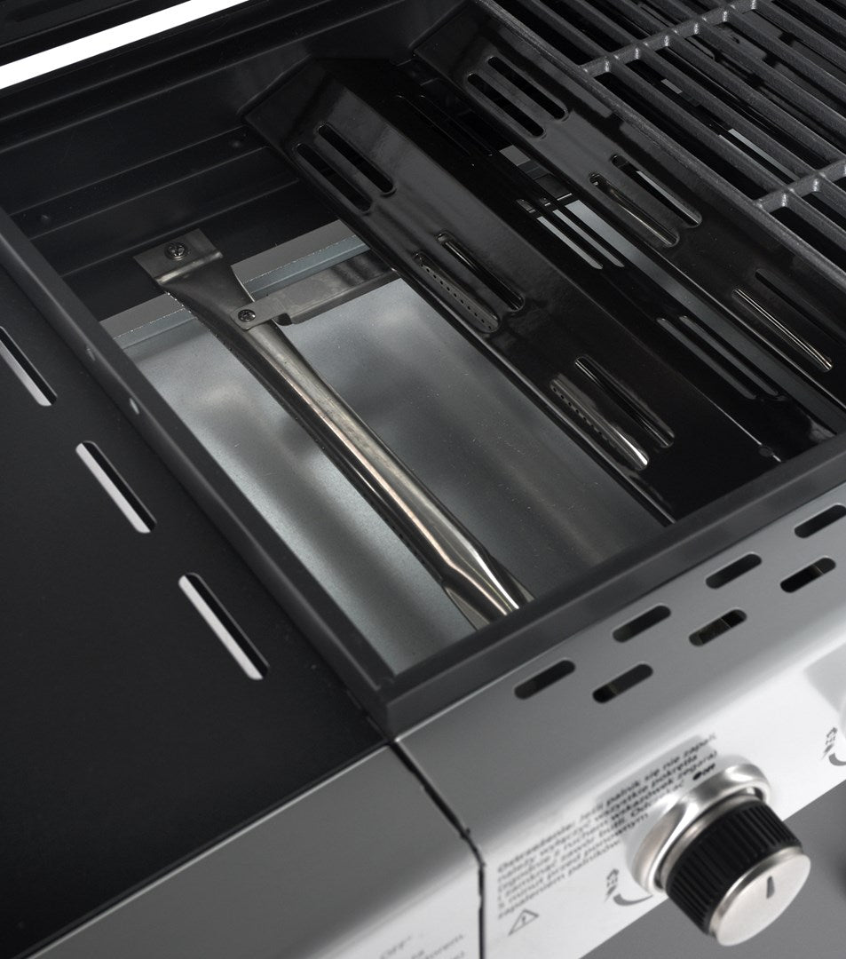 Ravanson Gas Barbecue GO-6 15.1 kW with Cast Iron Grate and 6 Cooking Zones