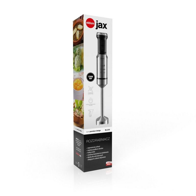 ELDOM Blender JAX  1000 W  metal tip  speed regulation  turbo