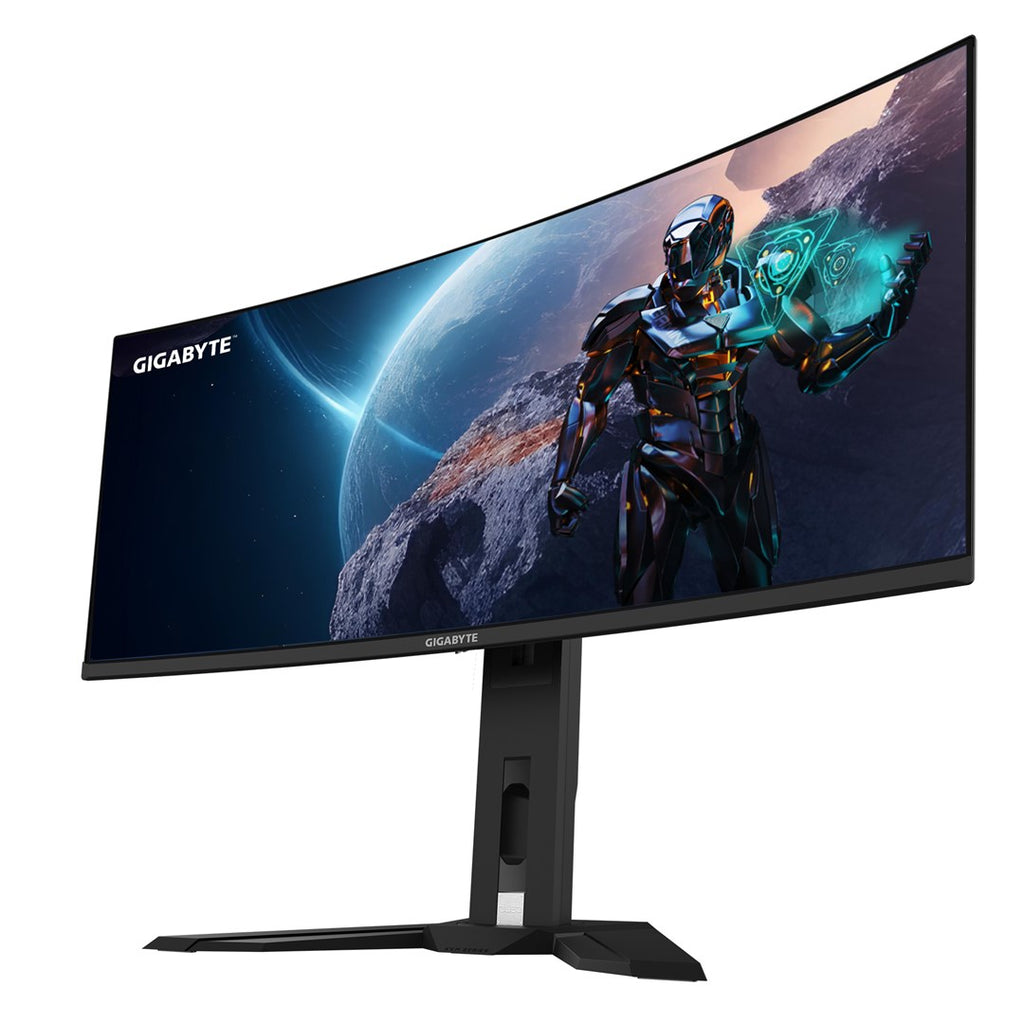 GIGABYTE MO34WQC 34 OLED WQHD Curved Gaming Monitor - 3440x1440(WQHD) - 175Hz - 0.03ms - KVM - 250 cd/m² - FreeSync Premium Pro - DisplayHDR True Black 400 - HDMI 2.1 - Displayport 1.4 (MO34WQC)