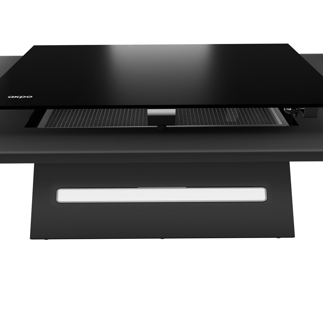 AKPO Cooker Hood Linear LED/Controller 60cm Black 2.0 300 T300