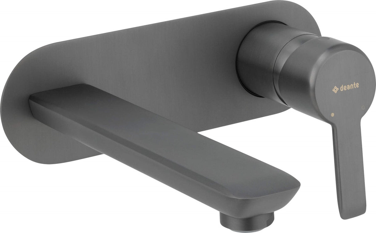 Deante Concealed Washbasin Tap Titanium Wall-mounted