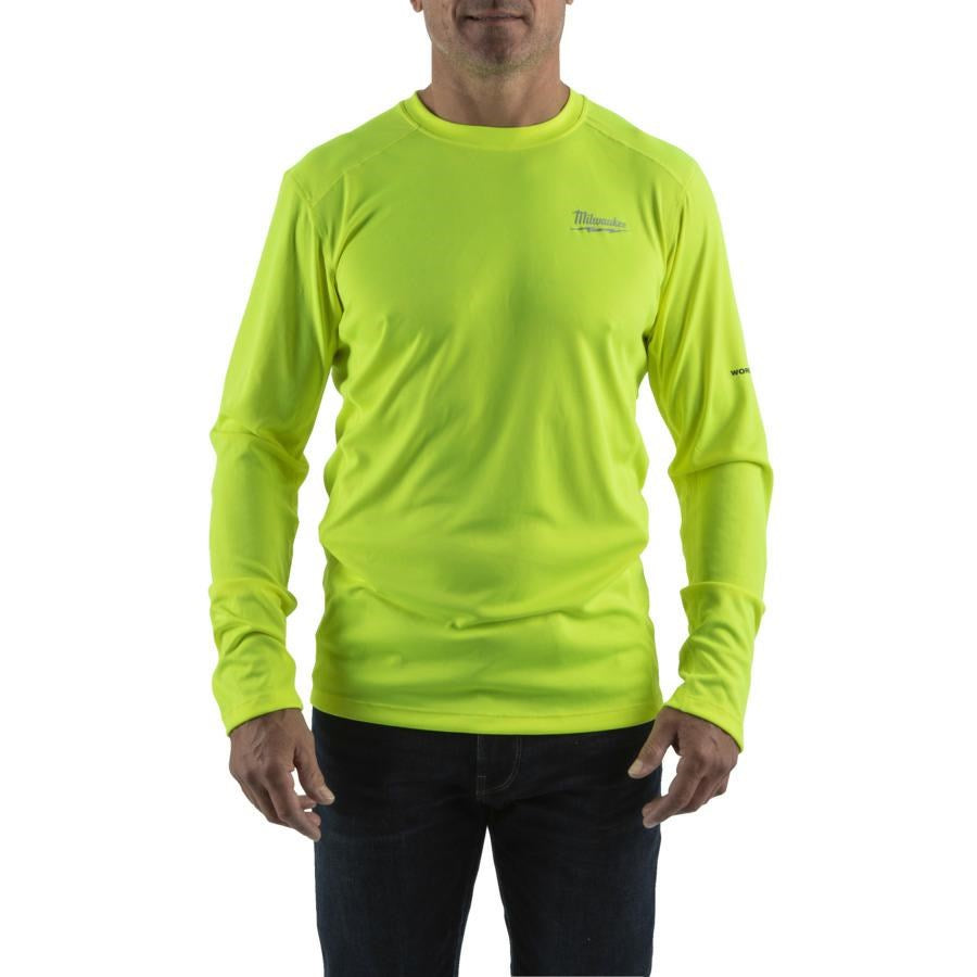 MILWAUKEE Long Sleeve Work T-Shirt LIGHT WWLSYL-M, 200 g, 250x304x38 mm