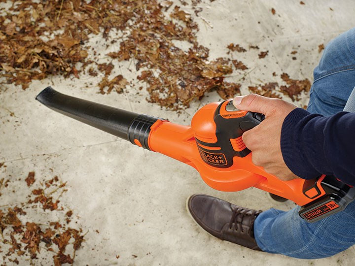 Black & Decker GWC1820PC Cordless Leaf Blower 209 km/h Black Orange 18 V Lithium