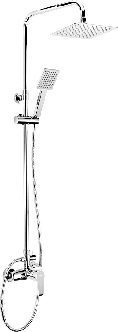 deante Shower Head Set NAC_01SM - Includes Hose and Battery - 3980 g - Modern Design