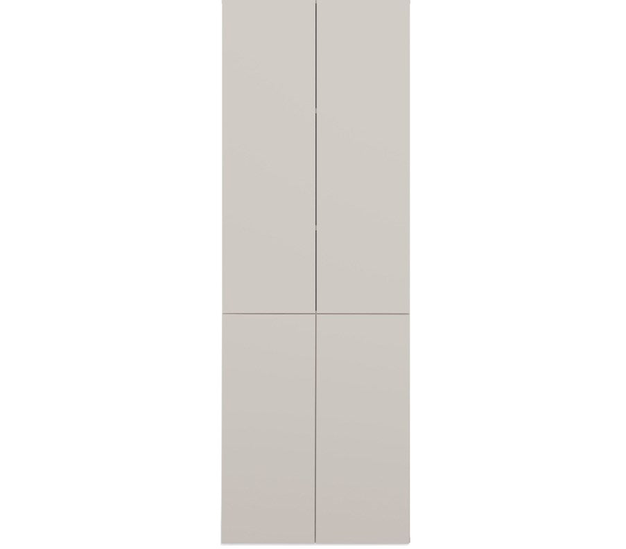 NEL DD 1K Bathroom Cabinet Cashmere Color 60x30x174 cm