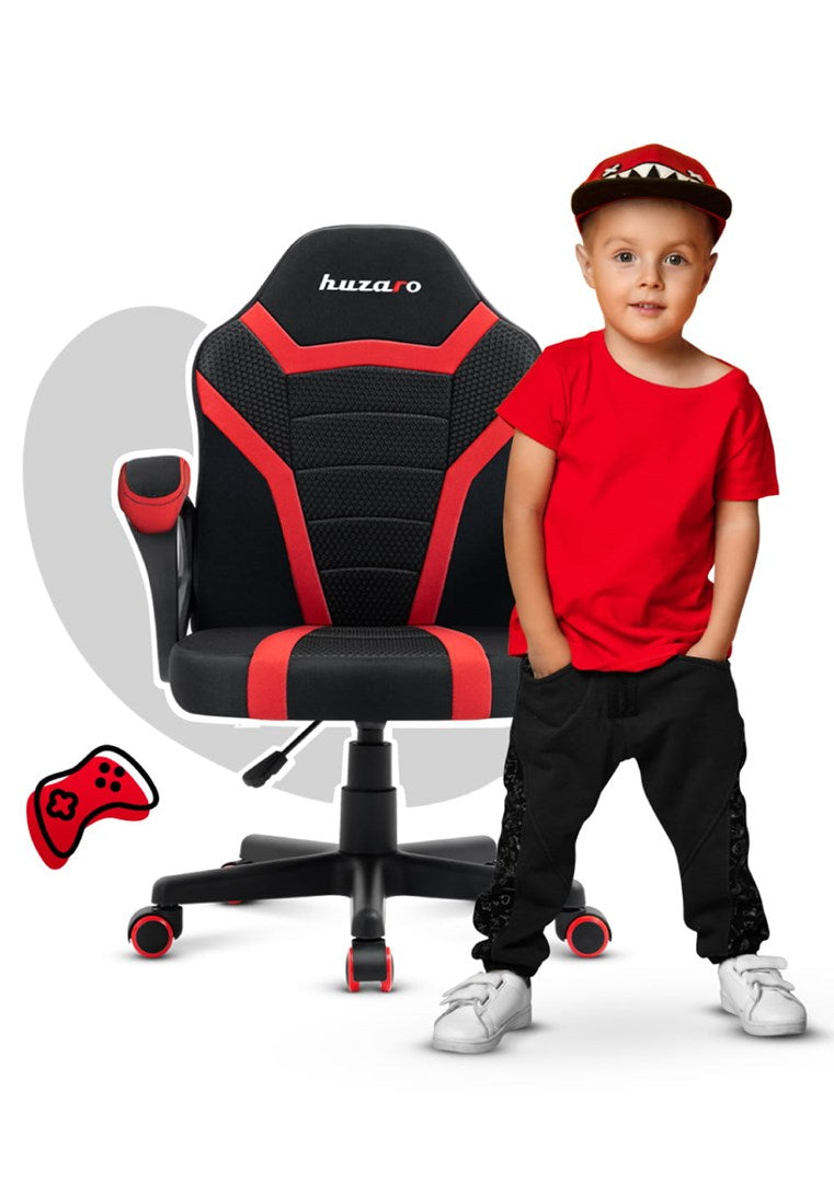 Gaming chair for children Huzaro Ranger 1.0 Red Mesh  black  red