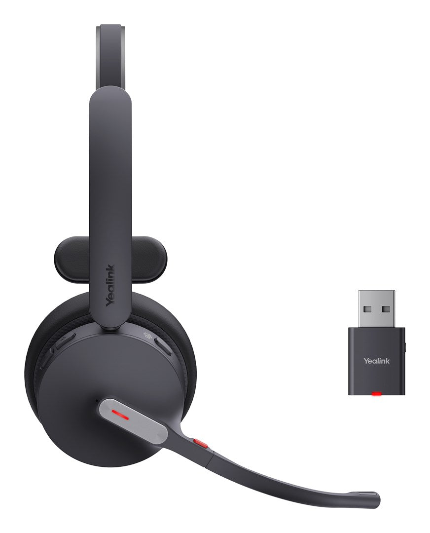 Yealink WH64 Hybrid Mono Wireless Headset - Bluetooth - Office/Call Center - Black
