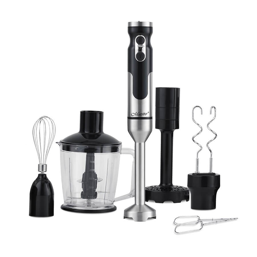 Maestro Immersion Blender 1000 W with Detachable Blade, 2 Speed Settings, Model MR-567