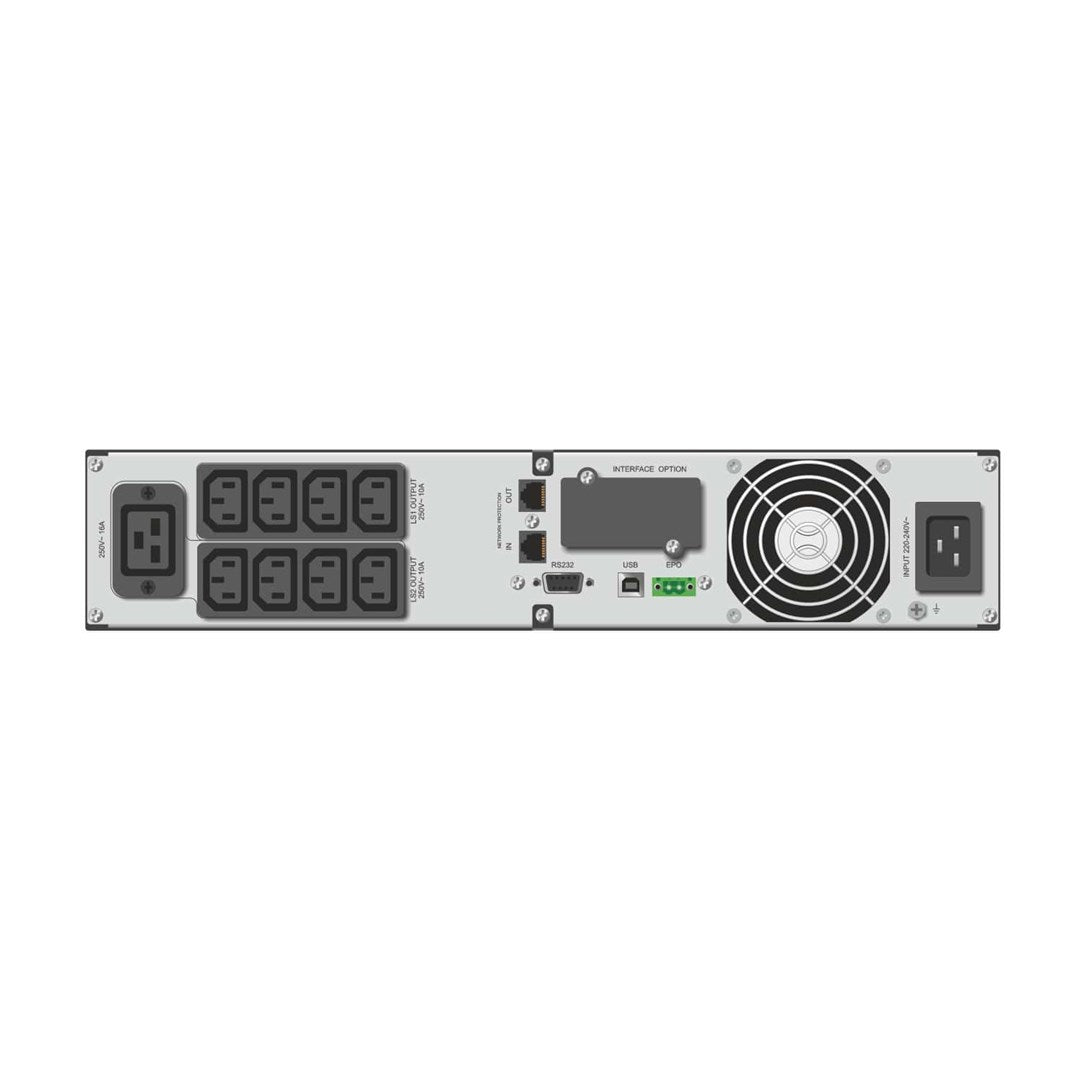 Ever Netline RT 3000 UPS Power Supply 3000 VA 2700 W for 19" Rack Systems