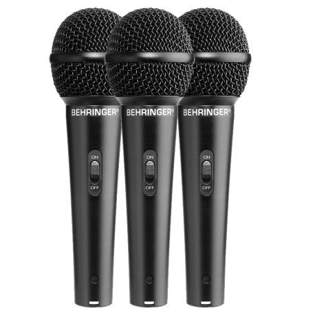 Behringer XM1800S Black Dynamic Microphone Set