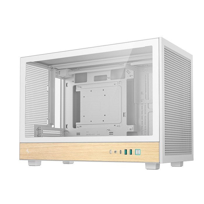 DEEPCOOL CH260 WOOD Micro Tower Case for micro ATX/Mini-ITX, R-CH260-WHNWM0-G-1