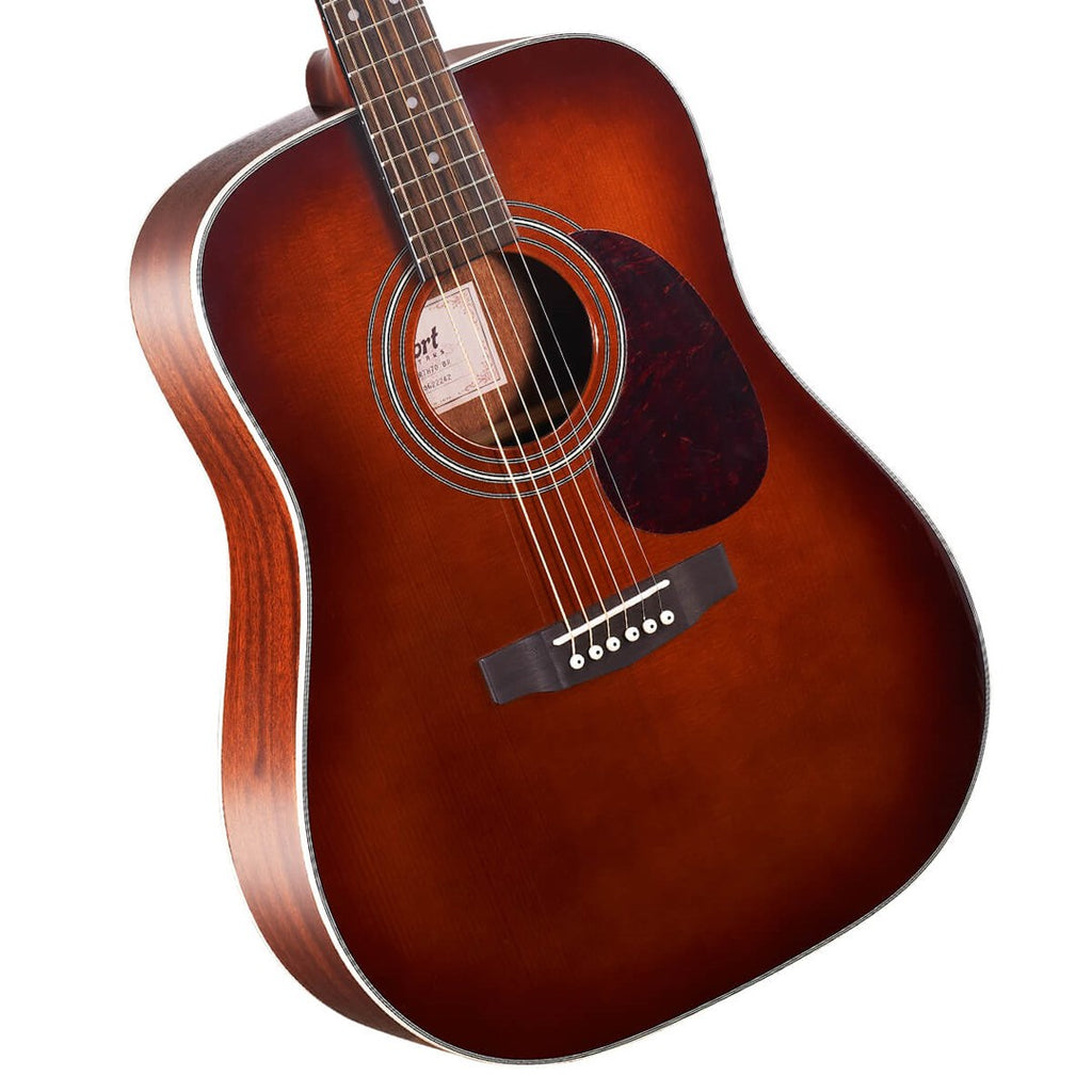 Cort Acoustic Guitar Bronze Natural Wood Earth70 BR