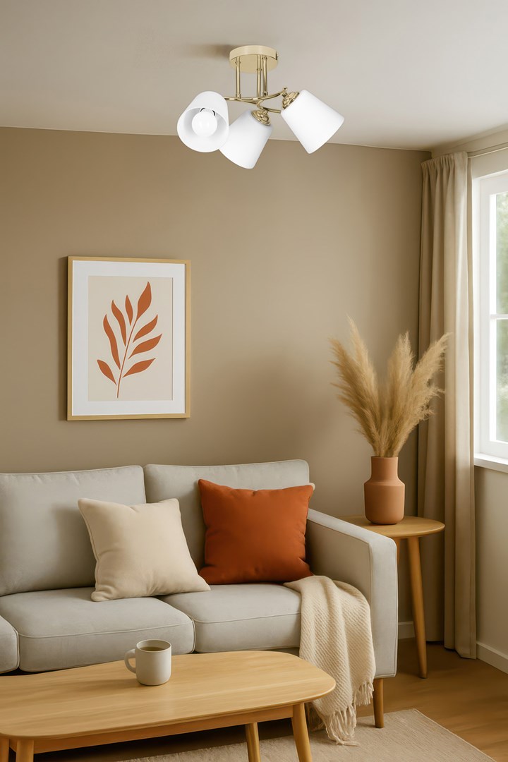 Activejet Pendant Lamp AJE-EMILY 3P GOLD E27 3x40W