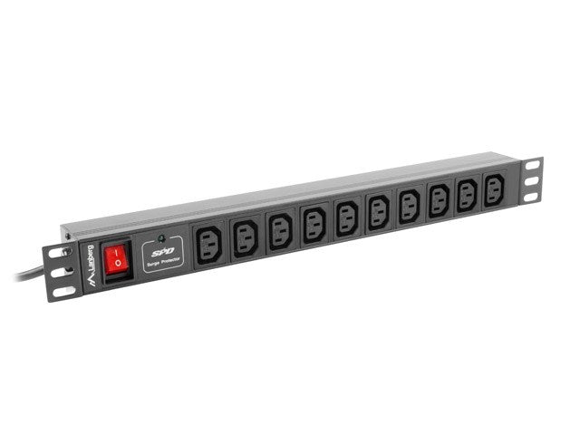 LANBERG PDU RACK POWER STRIP (1U 10A 7X IEC C13 2M)