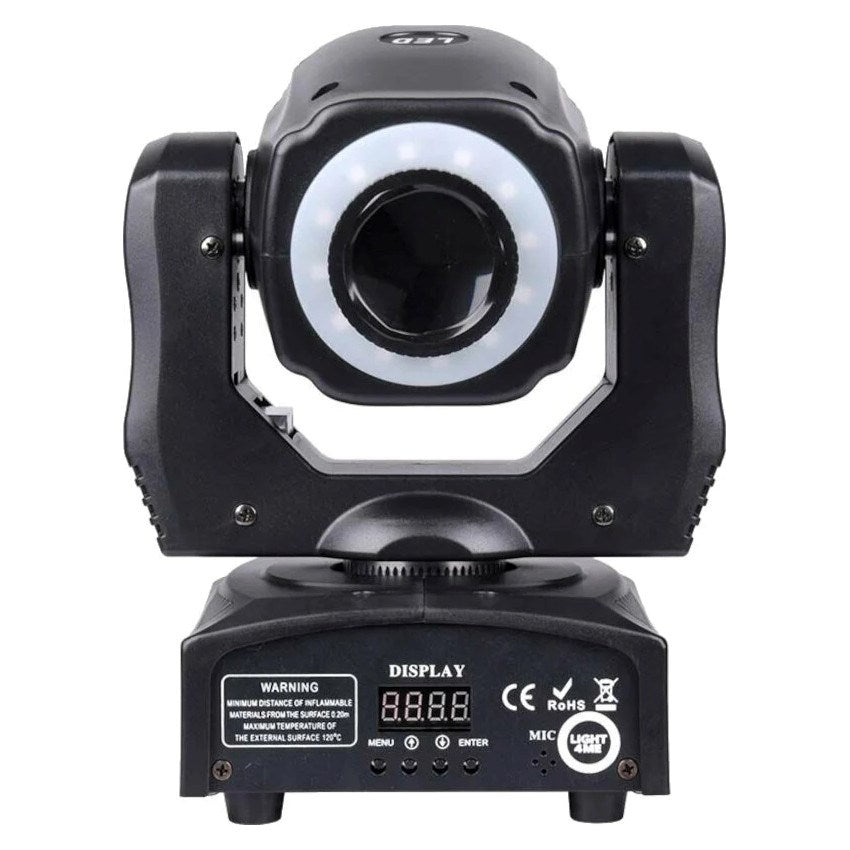 Light4Me Mini Spot 60 Ring LED Moving Head 90W DMX 5908249810624
