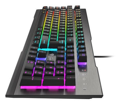 GENESIS Keyboard NKG-1622 RGB LED Backlight QWERTY for Windows XP, 7,8, 10