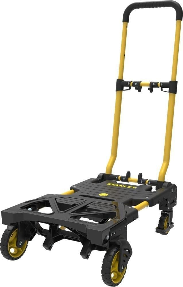 Stanley Folding Transport Cart - Up to 70/137 KG - Yellow/Black