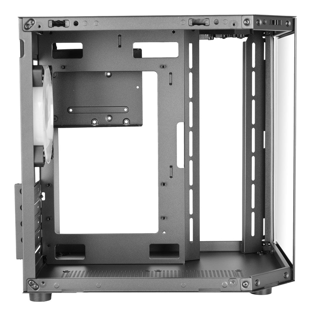 Mars Gaming MC-3TLITE Mini Tower Black - Compact Case for Micro ATX and Mini-ITX