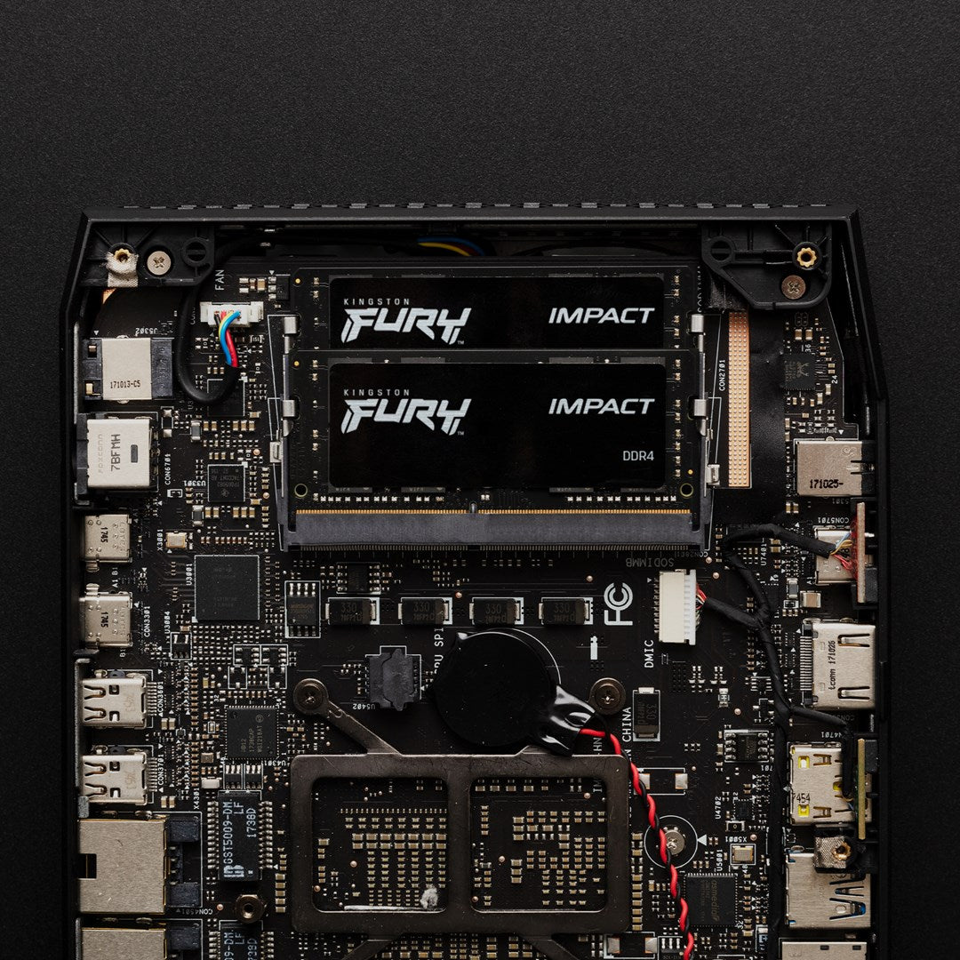 Kingston FURY Impact - 64 GB DDR4 SO-DIMM Kit - 3200 MHz - Laptop (KF432S20IBK2/64) CL20-Timings