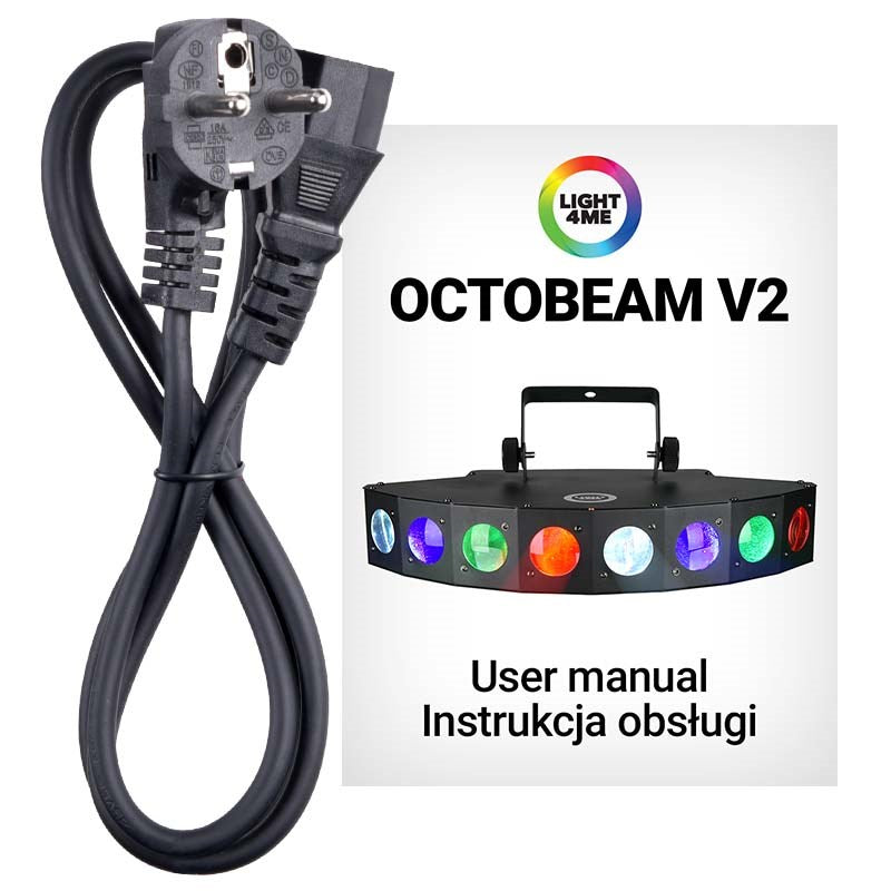 LIGHT4ME OCTOBEAM V2 disco effect LED spotlight