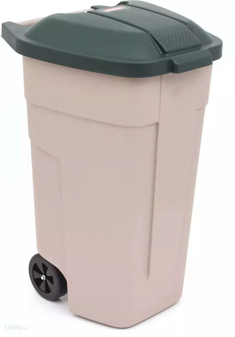 CURVER Bin 110 L Rectangular Beige Green Manual Model 3012400003007