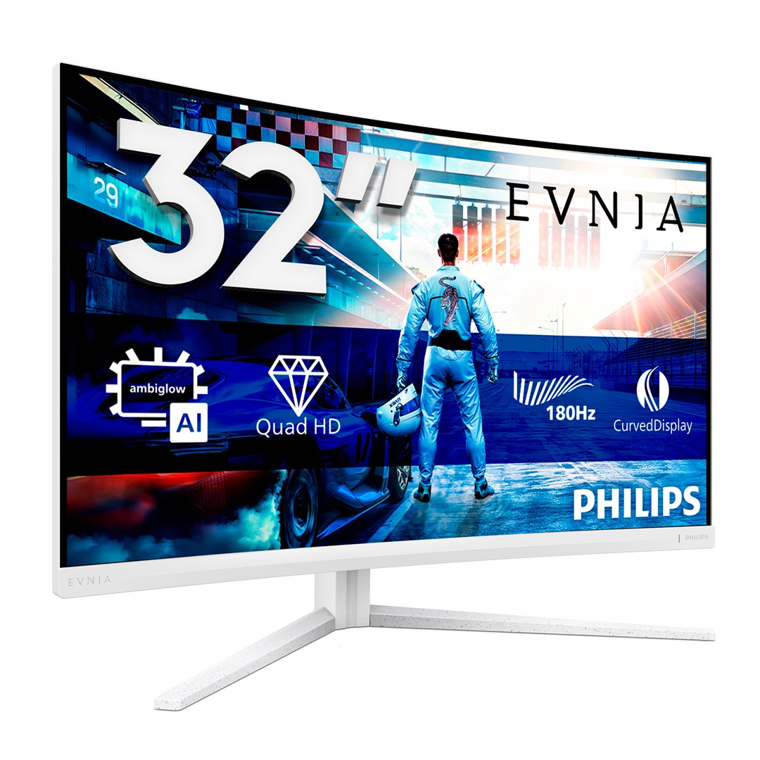 Philips 32M2C5501 Computer Monitor 31.5" Quad HD White