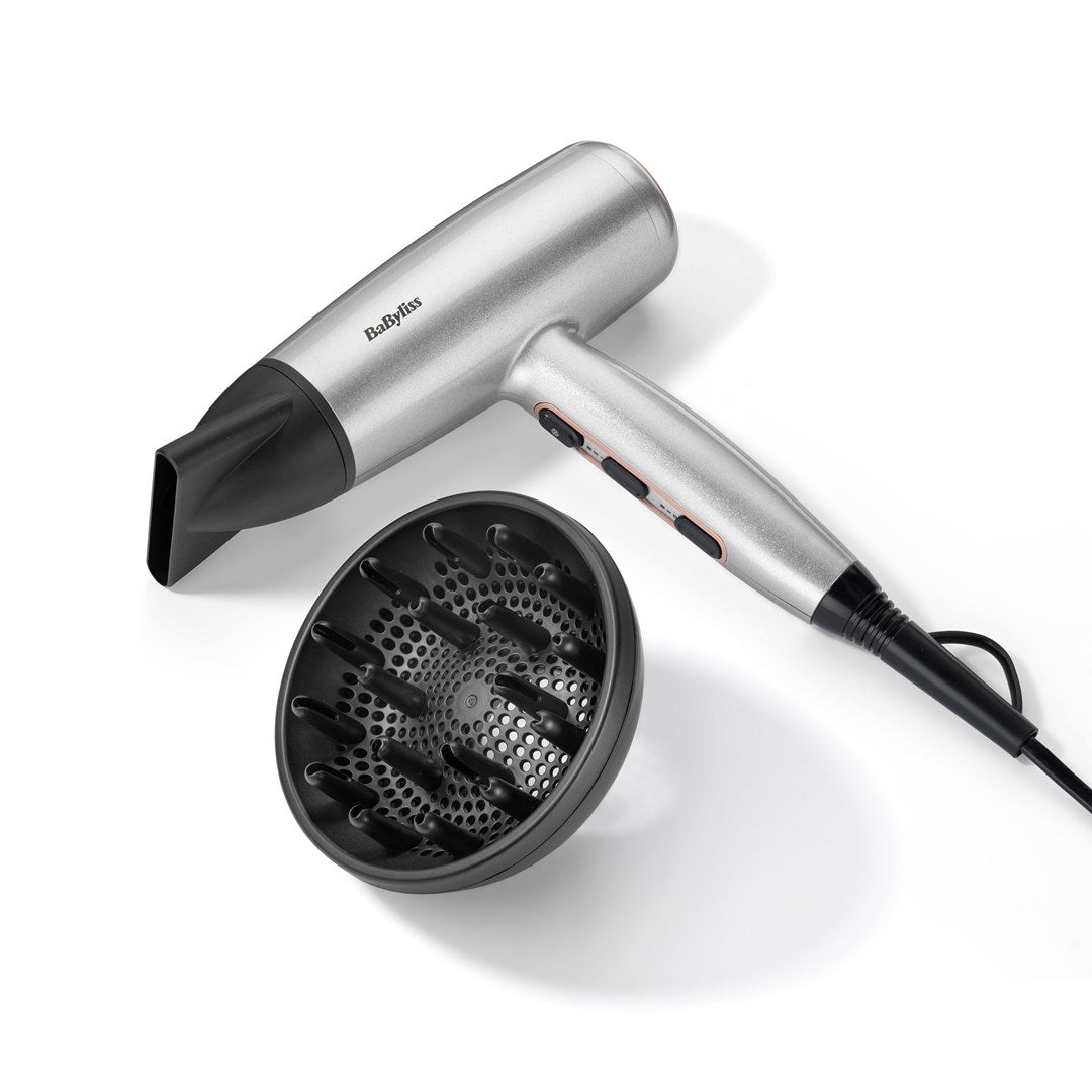 BaByliss Hair Dryer Cosmos D580DE 2100 W Satin Steel