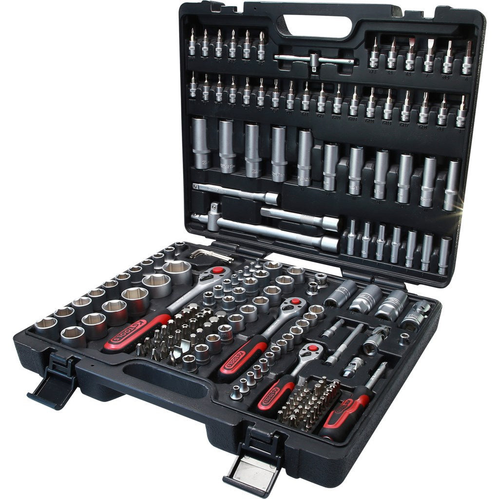 KS TOOLS Ratchet Set 179 Pieces 1/4", 1/2", 3/8" Case
